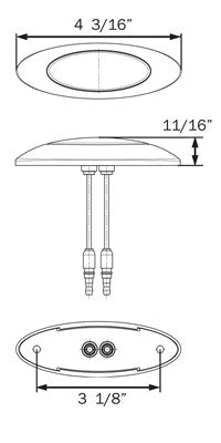 M5 6 Diode GLO Red
