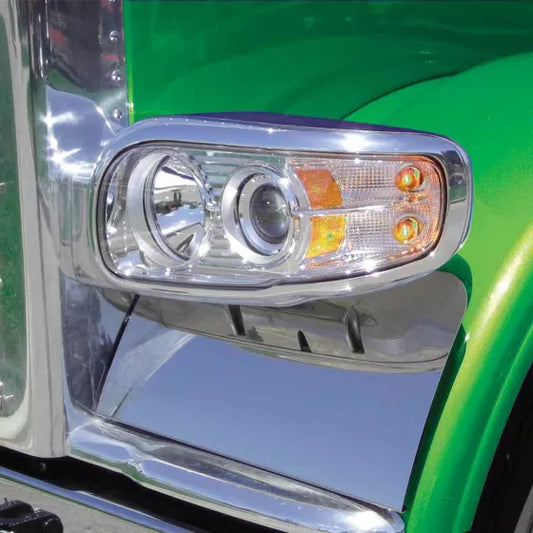 Peterbilt 389 Single Headlight Fender Guards (2018+)