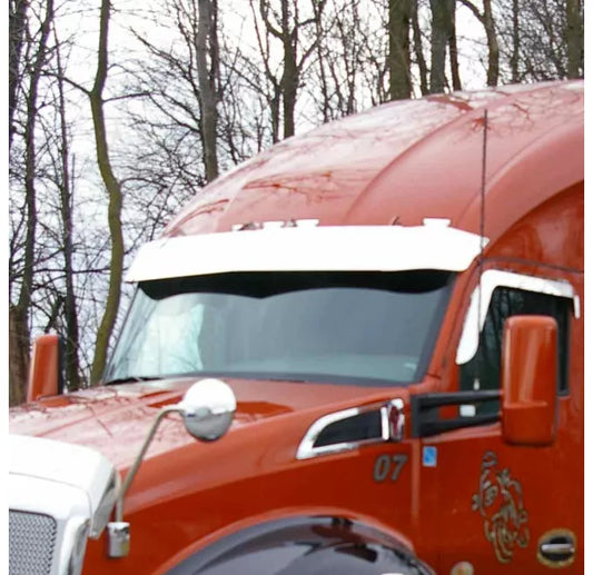 14" Kenworth W900 Curved with bolt 16 Beye