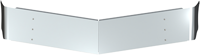 Peterbilt 589 25 Newer 12" Drop Visor