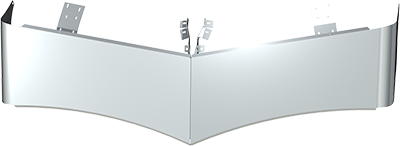 Peterbilt 589 14" Wicked Drop Visor