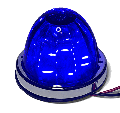 Valley Chrome Watermelon Glass Lens LED Light – Classic Style, Modern LED