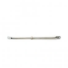 10-1/2" Long Threaded Leg with Adjustable Tubing Arm from 19" to 25"