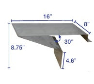 8" Wide Strobe Light Bracket